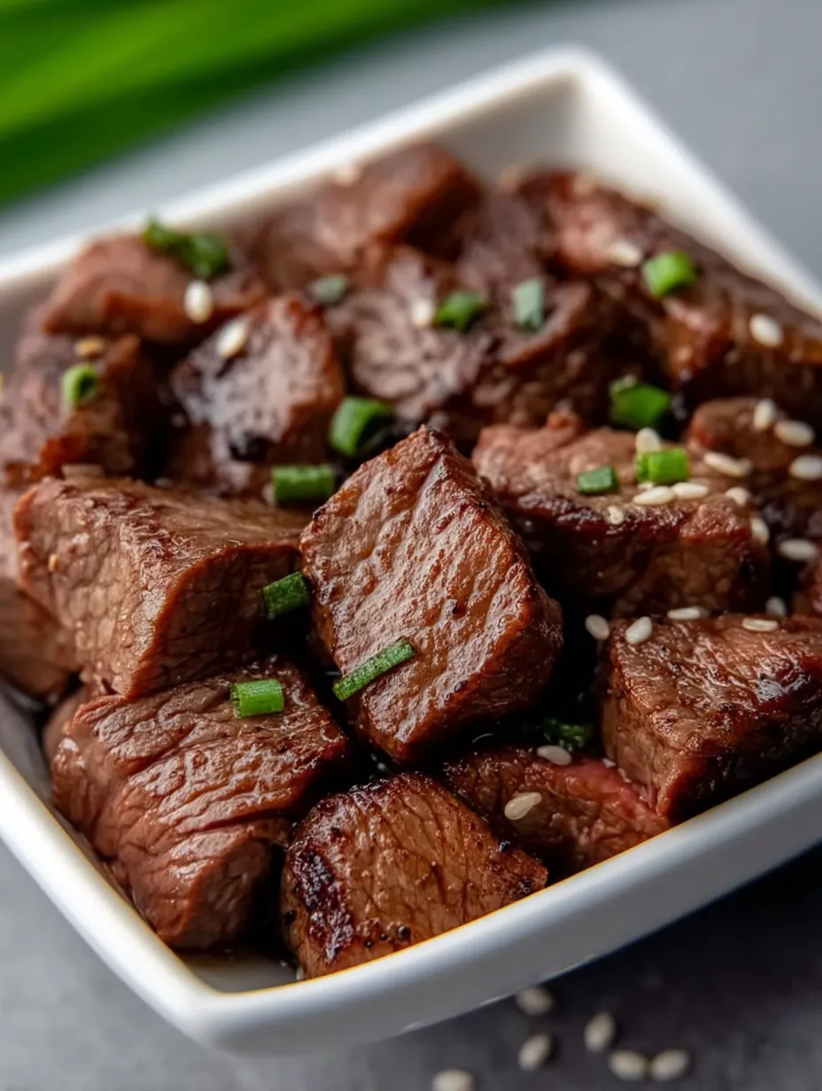 Un bol de bœuf avec des oignons.
