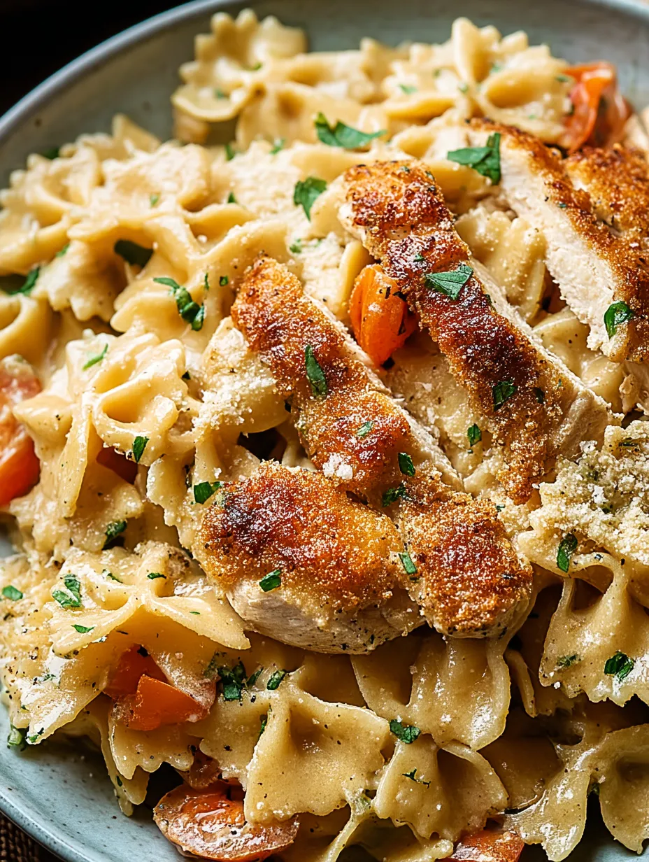 Une assiette de pâtes au poulet façon Louisiane.