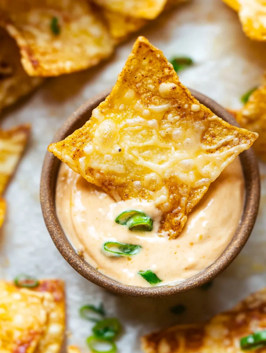 Un bol de chips d'oignon au parmesan.