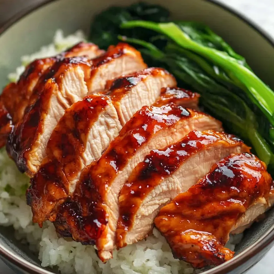 Un bol de nourriture avec du riz et de la viande.