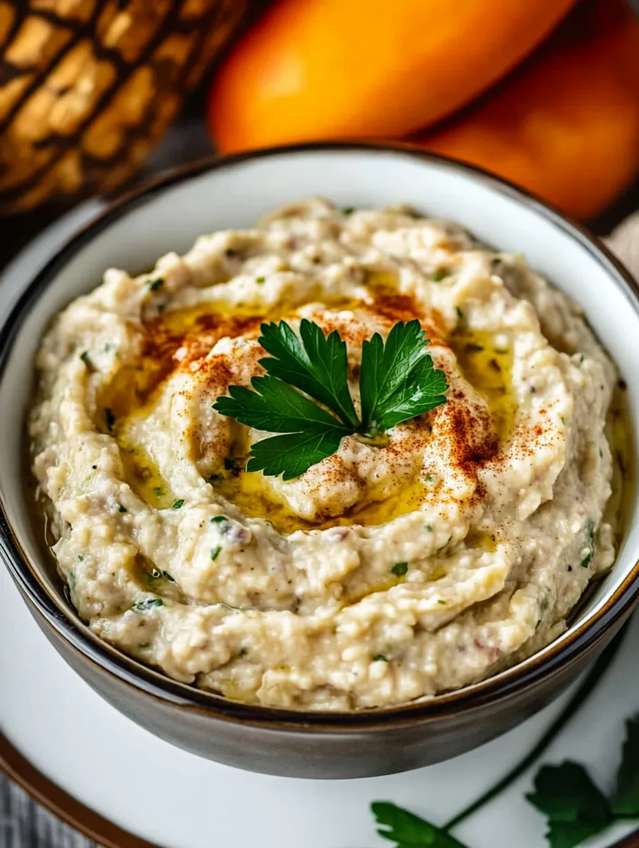 Un bol de Baba Ganoush.