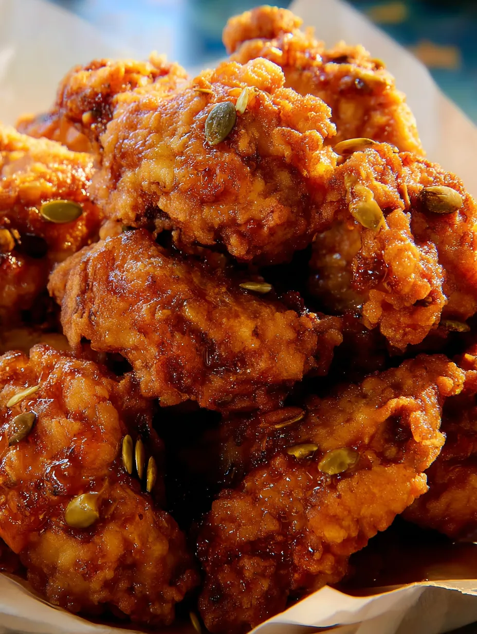 Poulet Frit au Beurre et Miel.