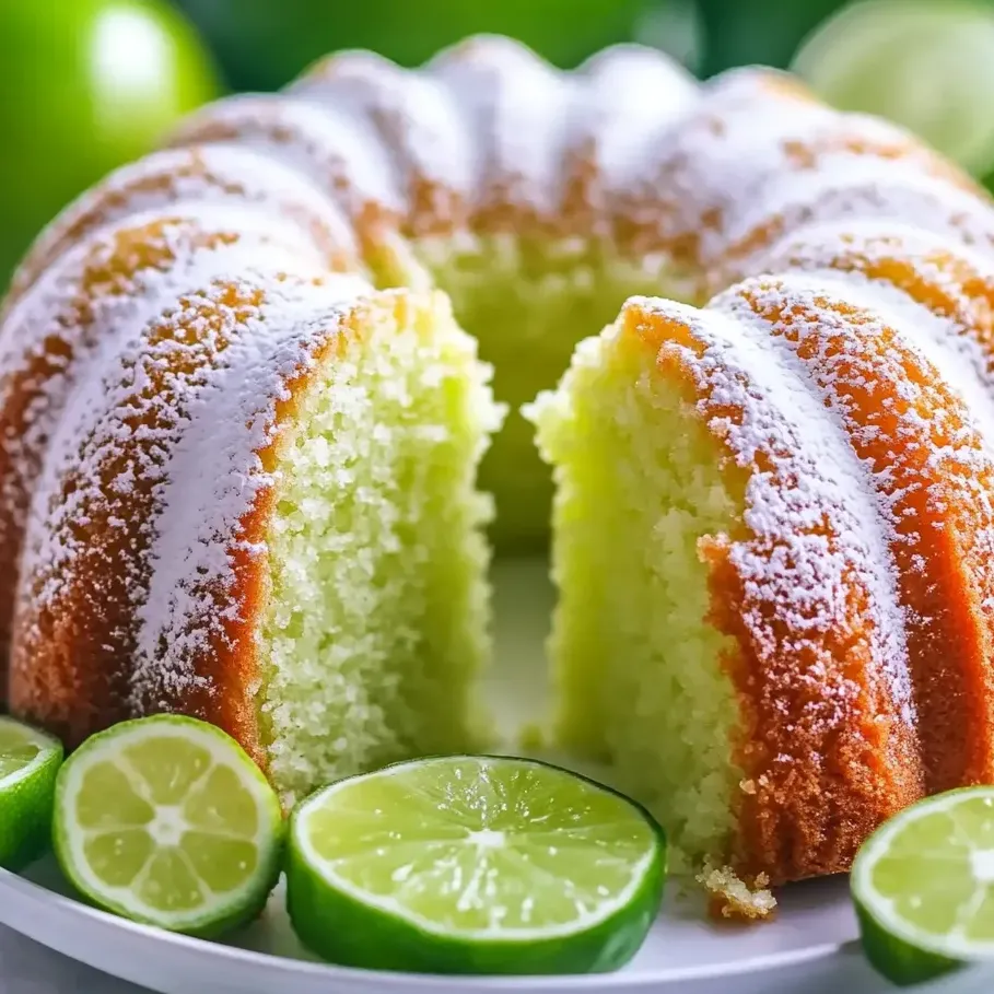 Une part de cake moelleux au citron key.