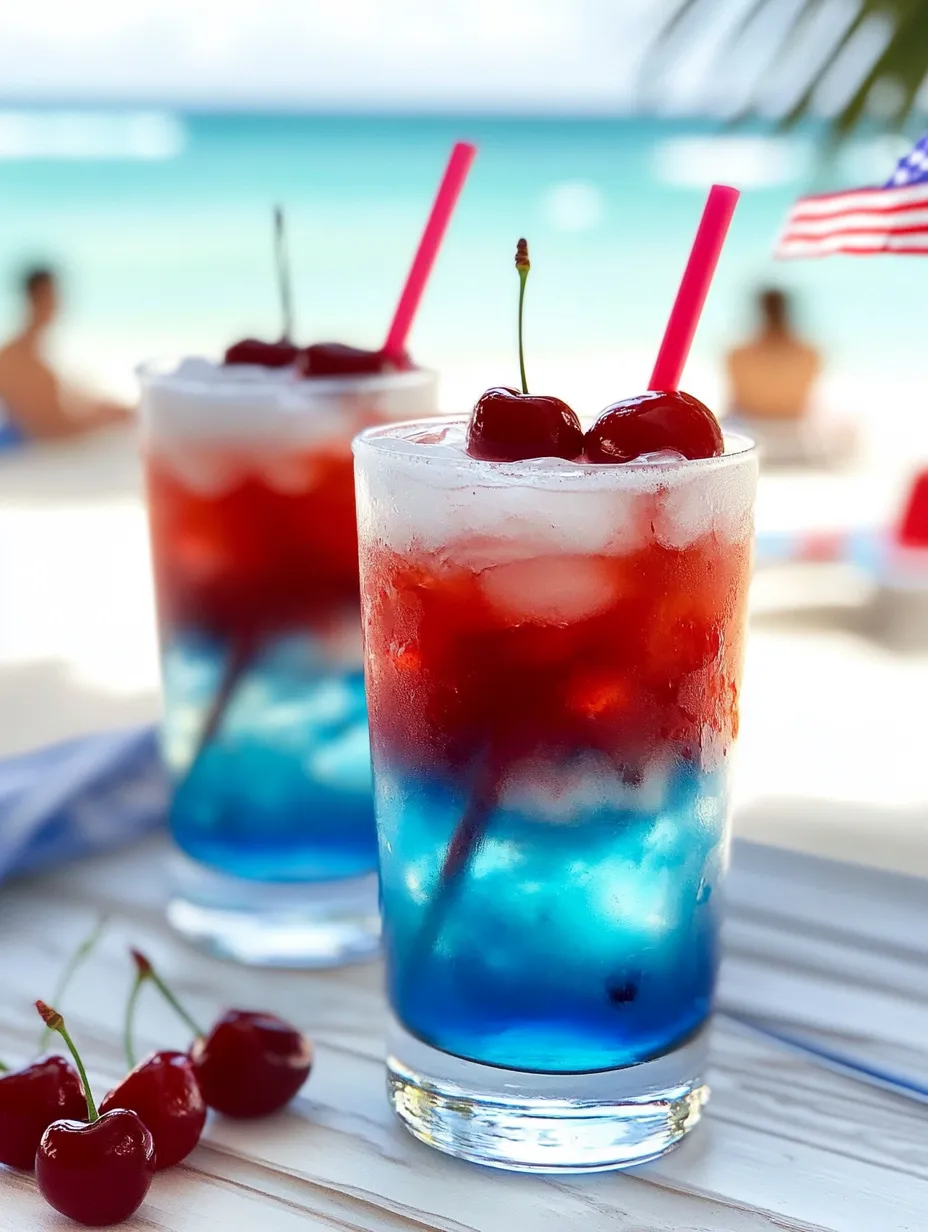 Deux verres colorés rouge blanc bleu posés sur une table.