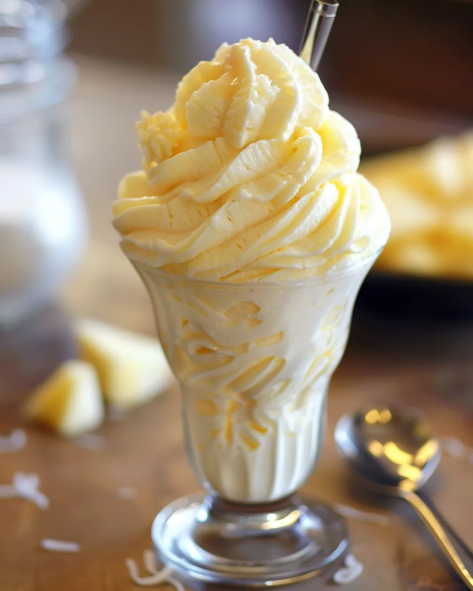 Un Dole Whip au jus.