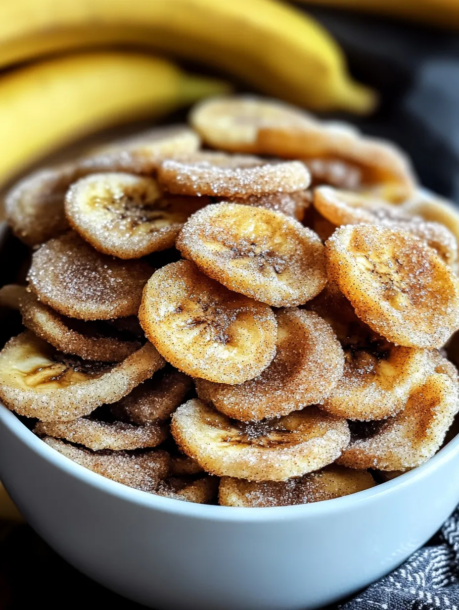 Un bol rempli de chips de banane.