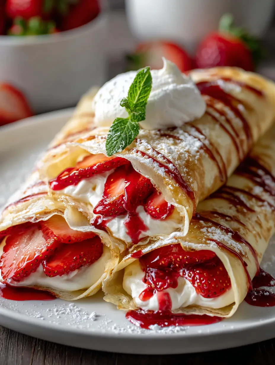 Une assiette garnie de fraises et de crème fouettée.