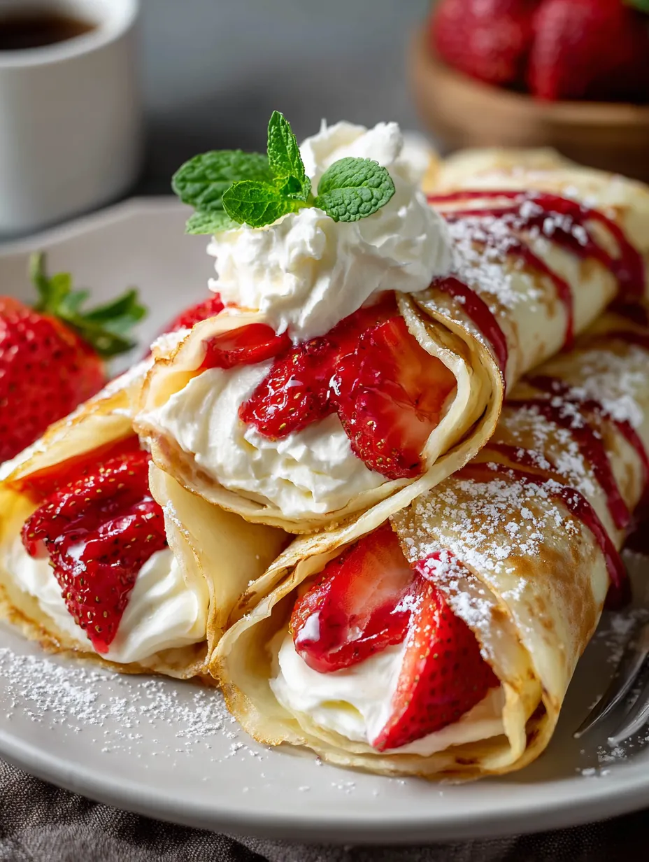 Une assiette garnie de fraises et de crème fouettée.