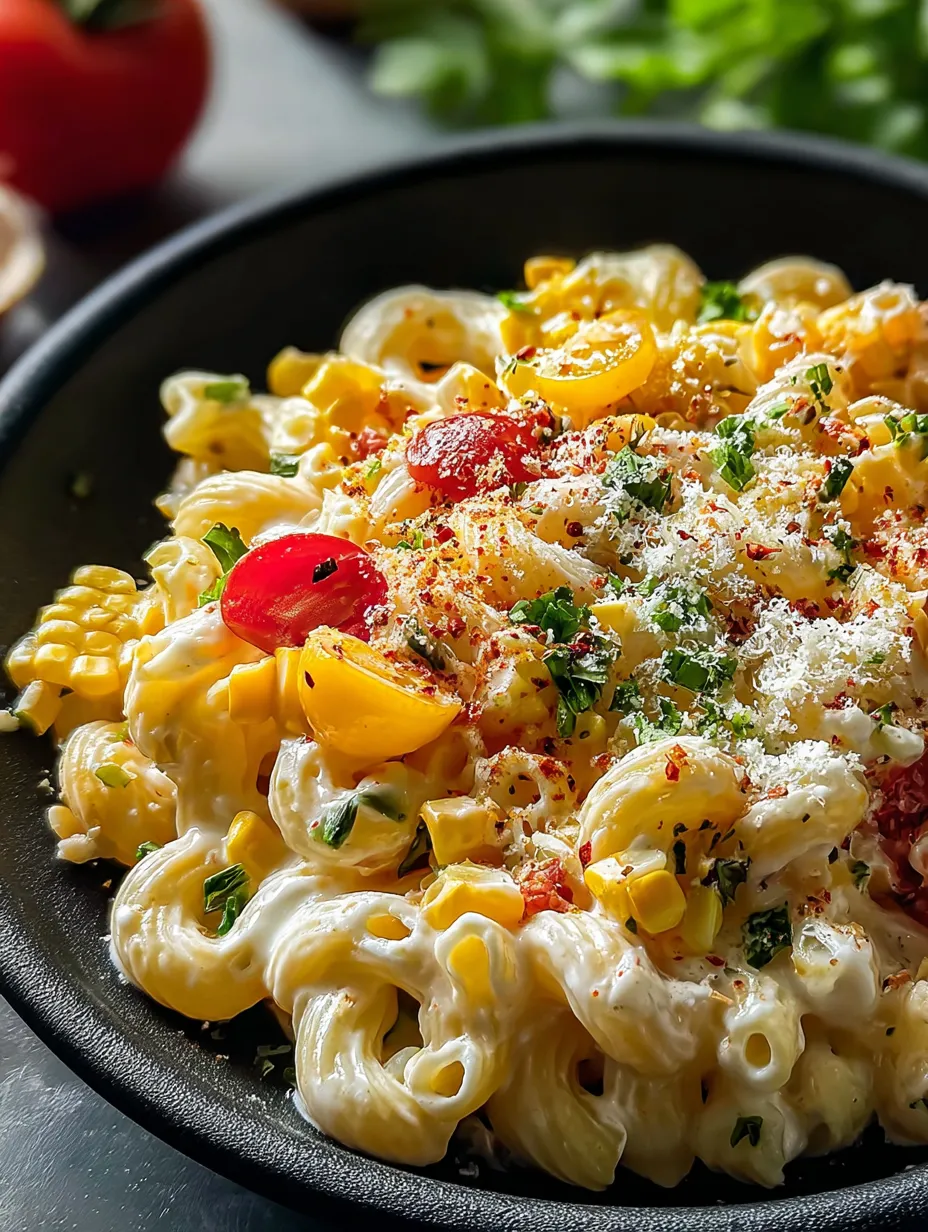 Un bol de pâtes avec des tomates et du fromage.