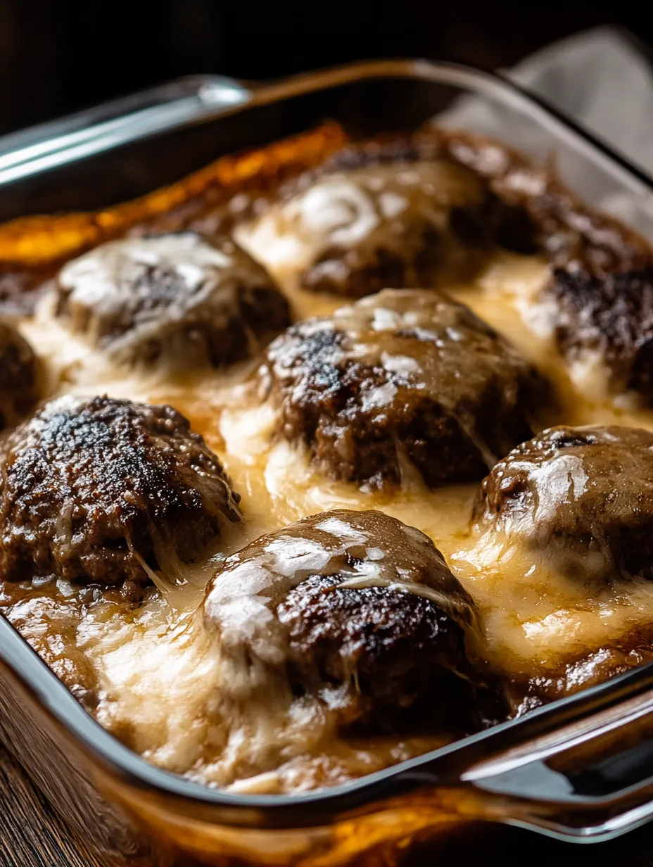 Une poêle de boulettes gratinées au fromage.