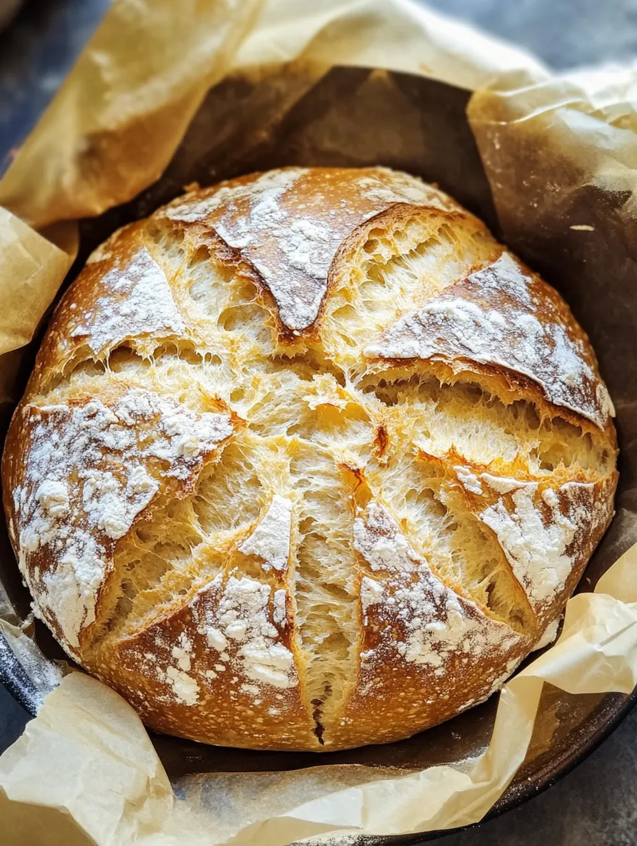 Une miche de pain trouée en son centre.