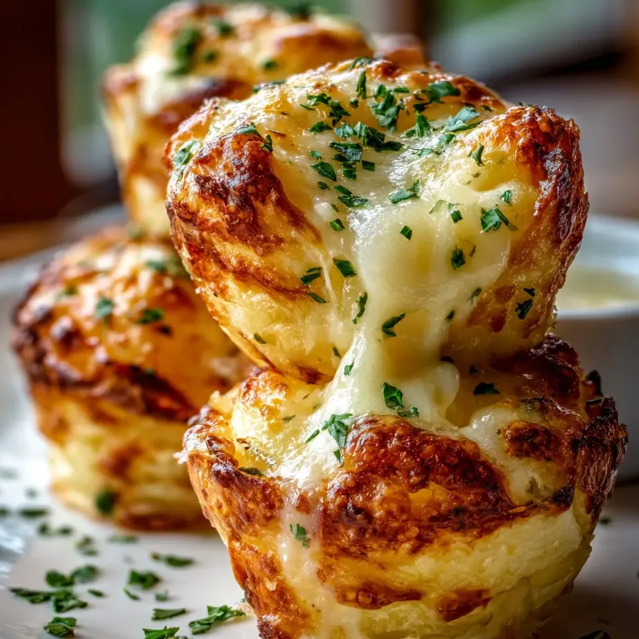 Trois croquettes de fromage servis sur une assiette.