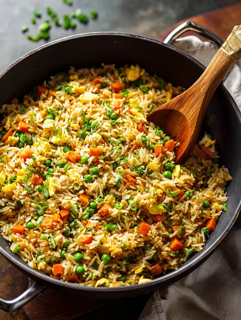 Un bol garni de riz, petits pois et carottes.