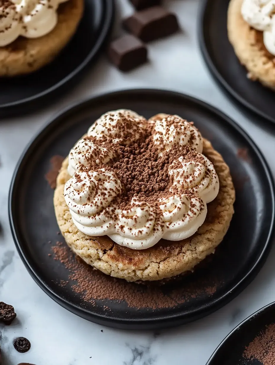 Un cookie nappé de blanc avec pépites de chocolat.