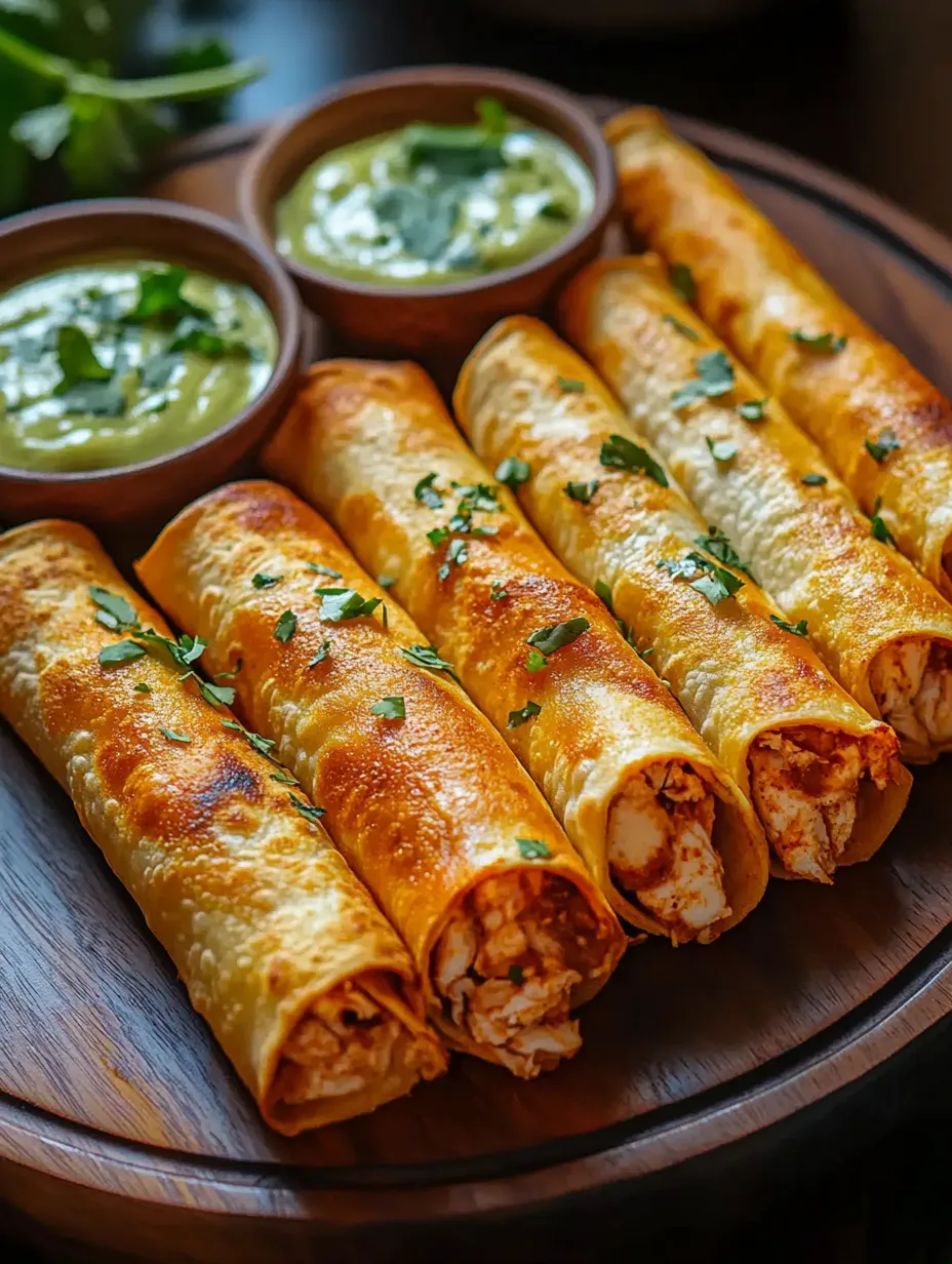 Une assiette garnie avec deux petits bols de sauce.
