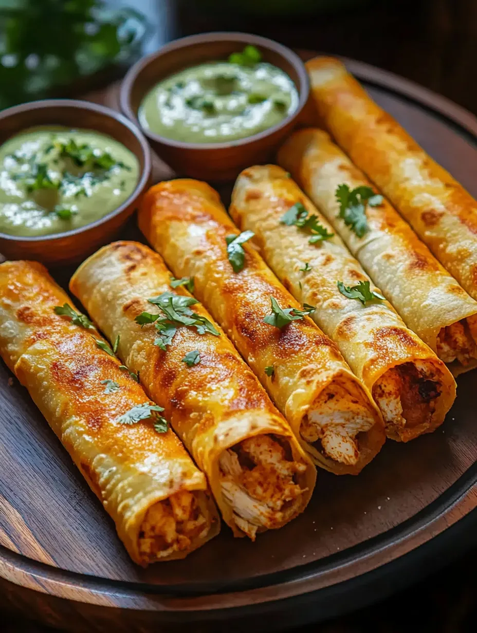 Une assiette garnie avec deux petits bols de sauce.