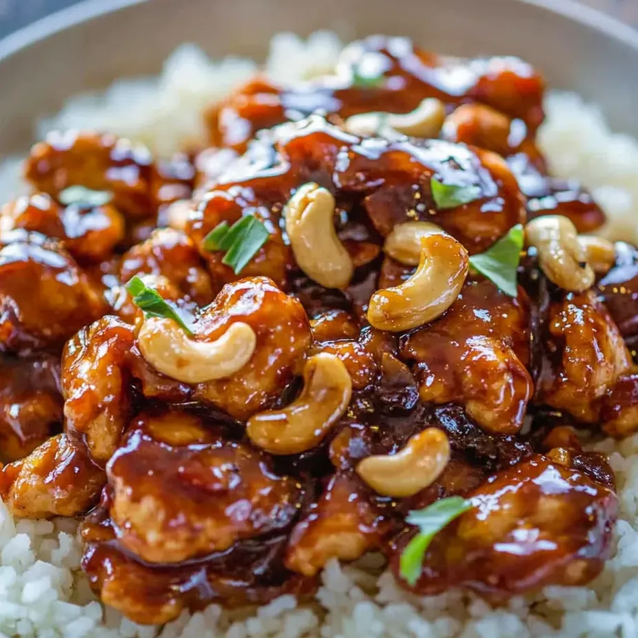 Un bol de poulet et riz.