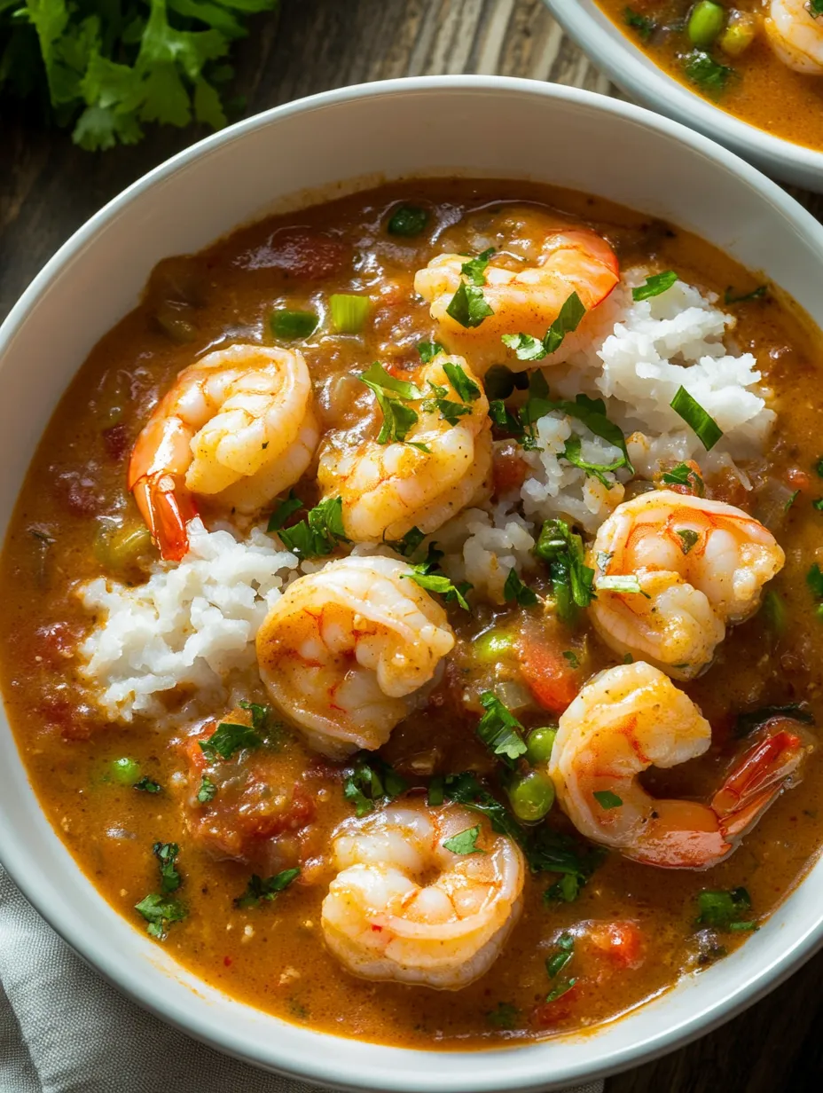 Un bol avec des crevettes et du riz.