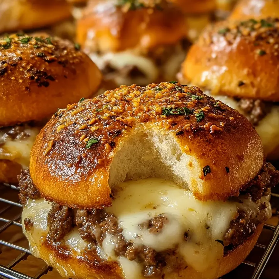 Zoom sur un sandwich gourmand avec fromage et viande.