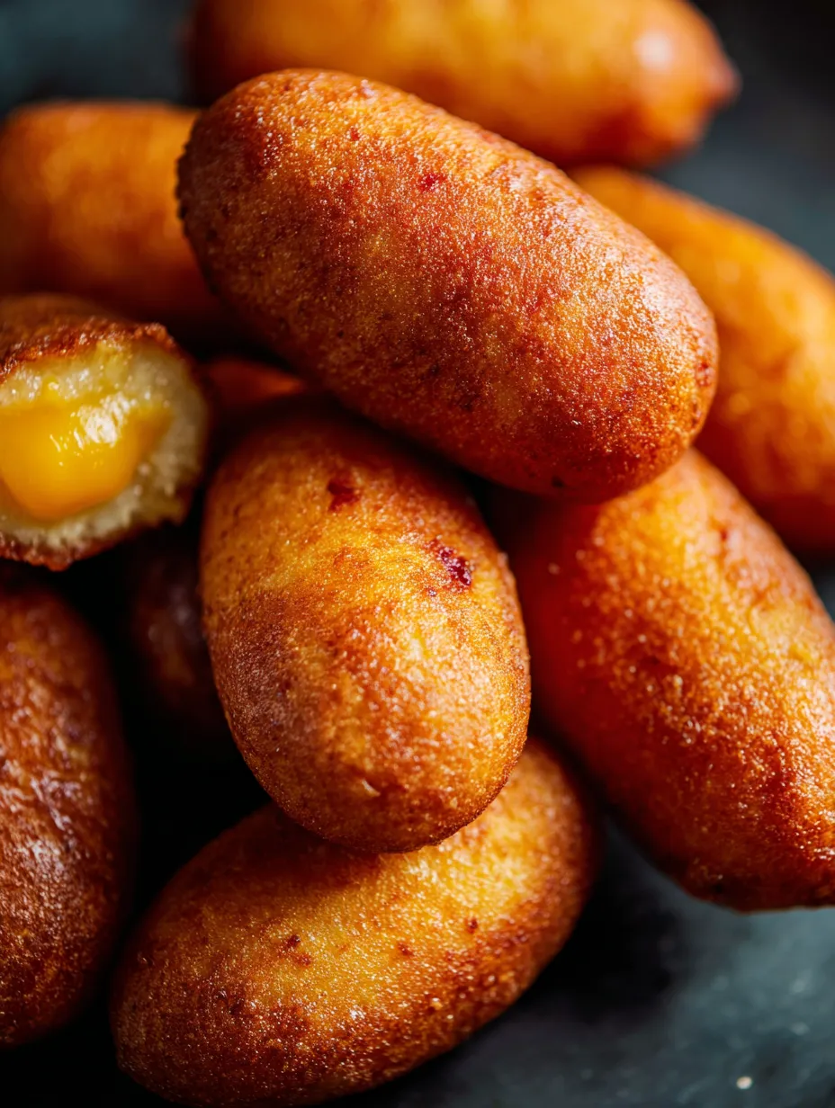 Un tas de pâte frite.