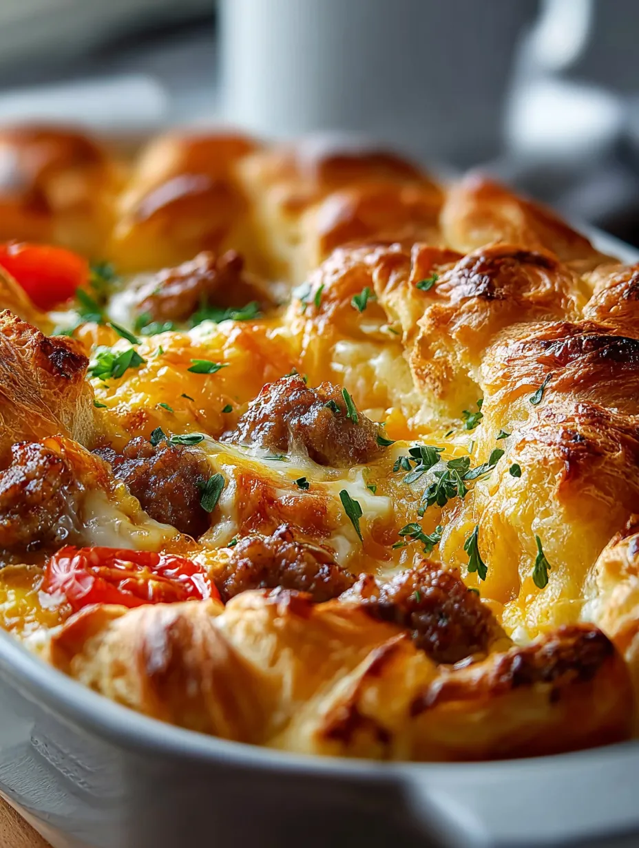 Un plat gratiné avec viande et fromage.