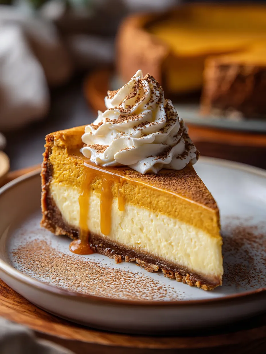 Une tranche de tarte avec crème fouettée sur le dessus.