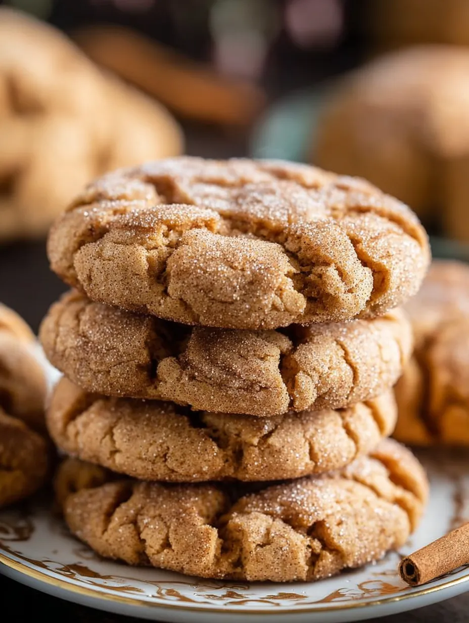 Une pile de biscuits avec du sucre dessus.