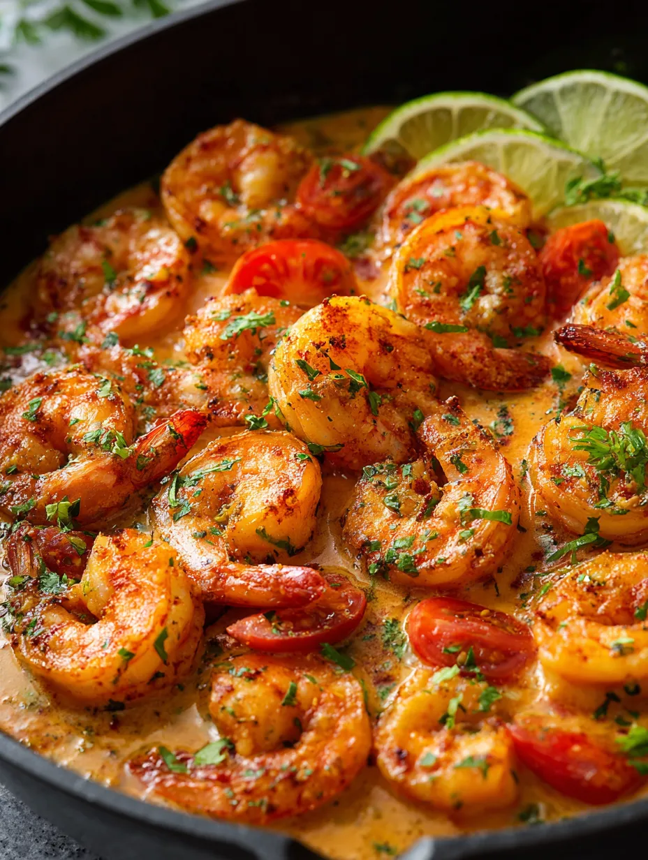 Un bol de crevettes et de tomates.
