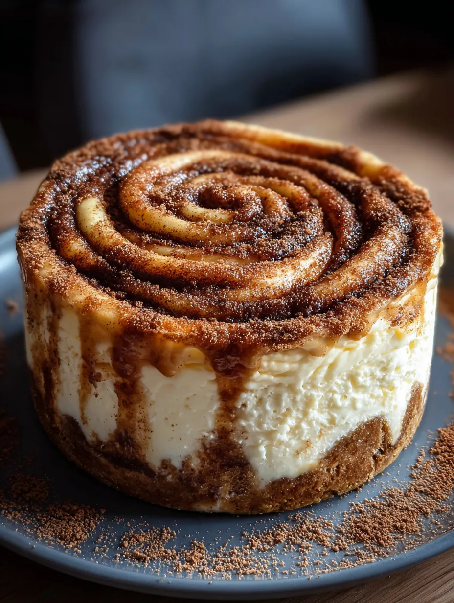 Un gâteau décoré d’un tourbillon au caramel et vanille.