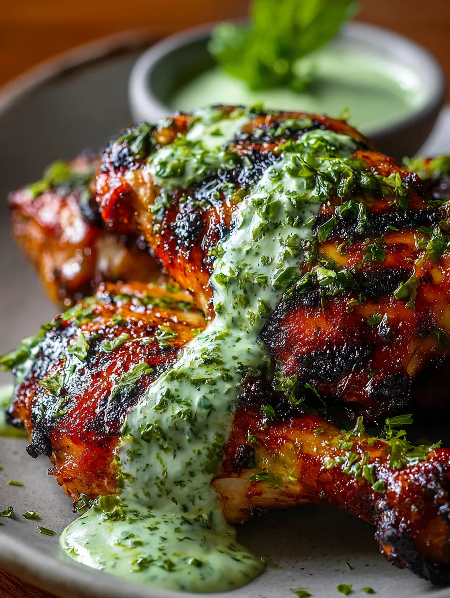 Du poulet nappé de sauce.