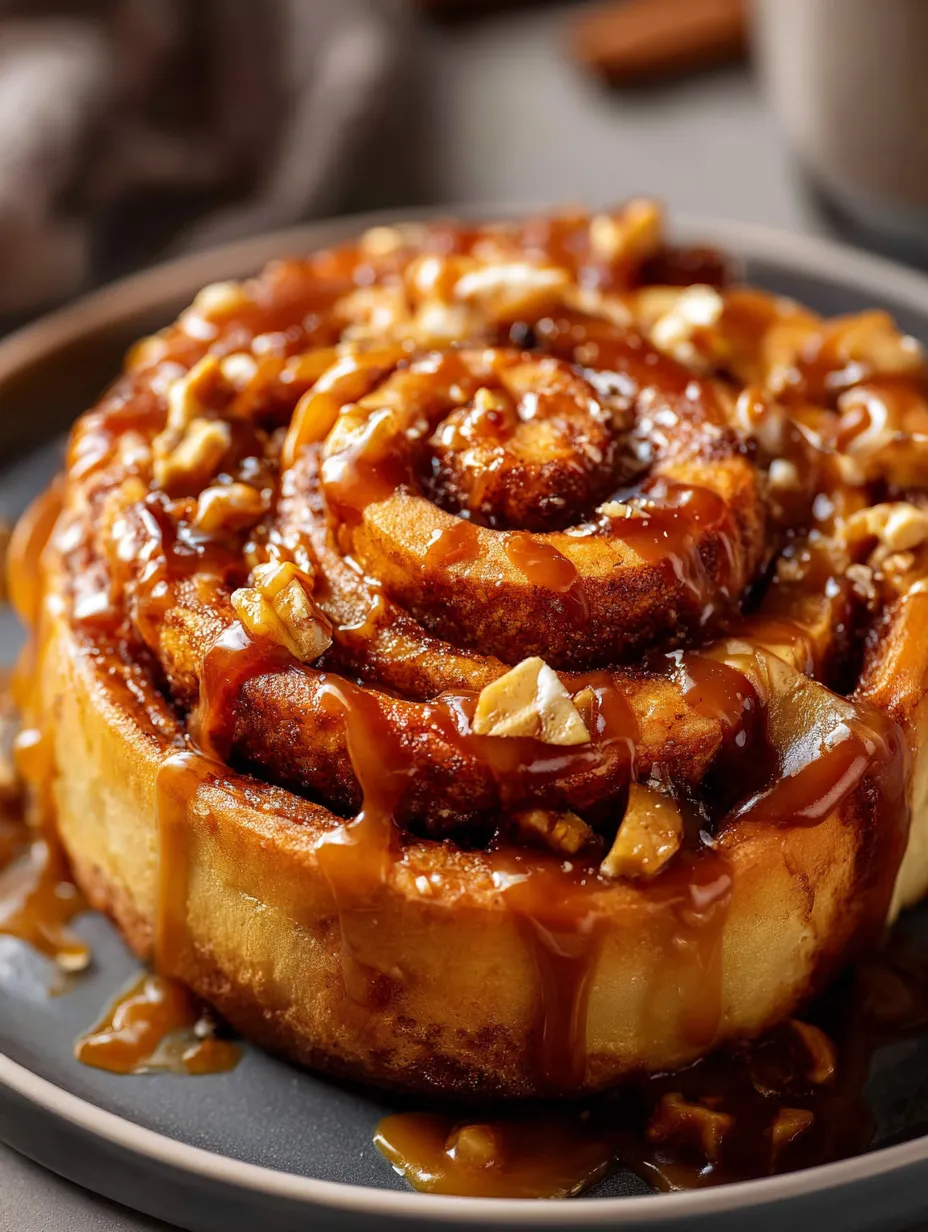 Un gâteau recouvert de caramel.