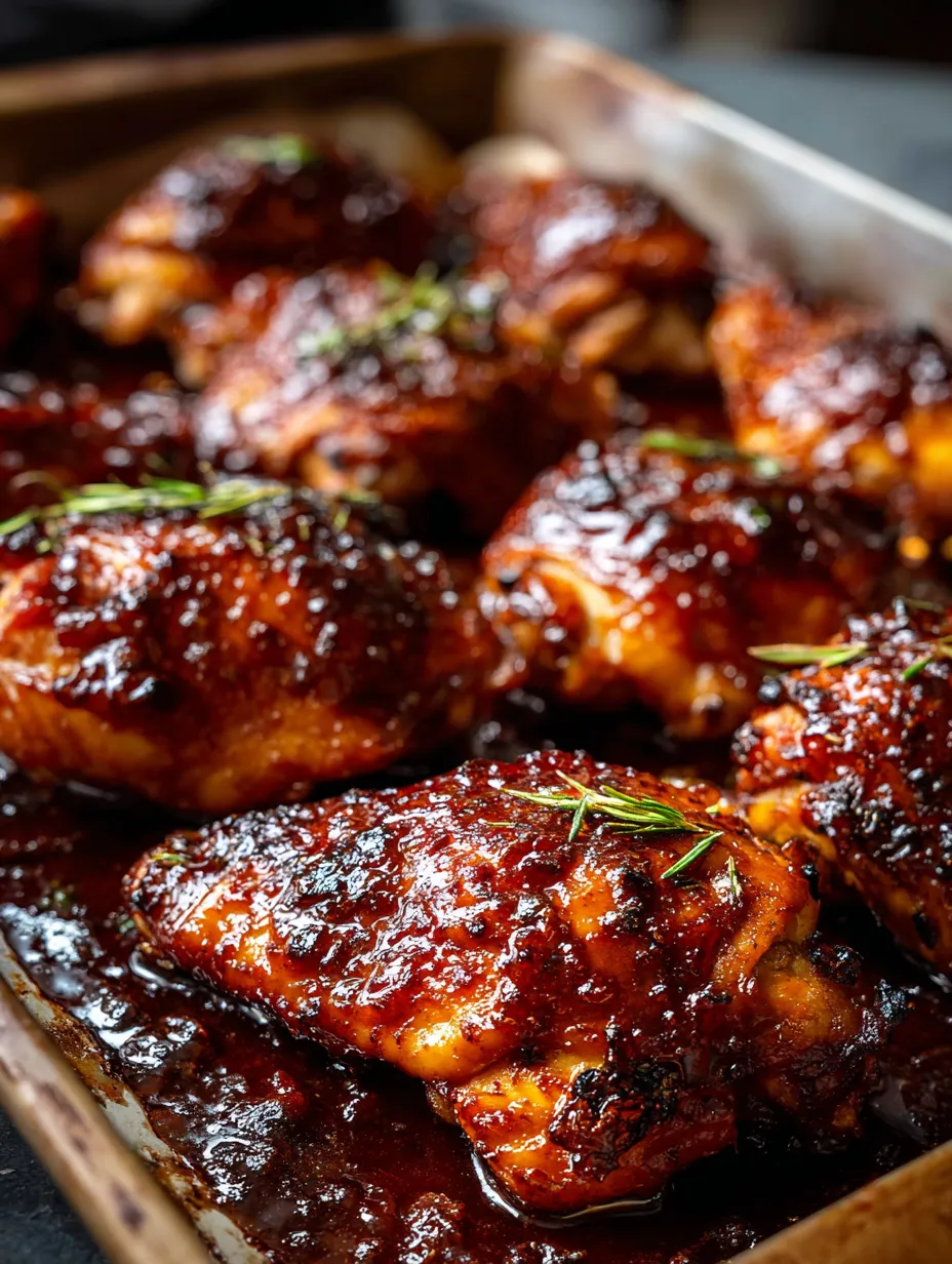 Poulet nappé de sauce.