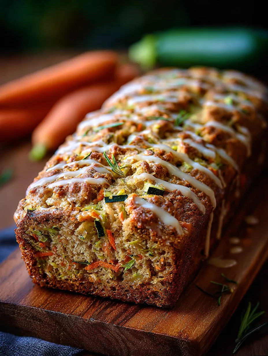 Un pain garni de carottes sur le dessus.