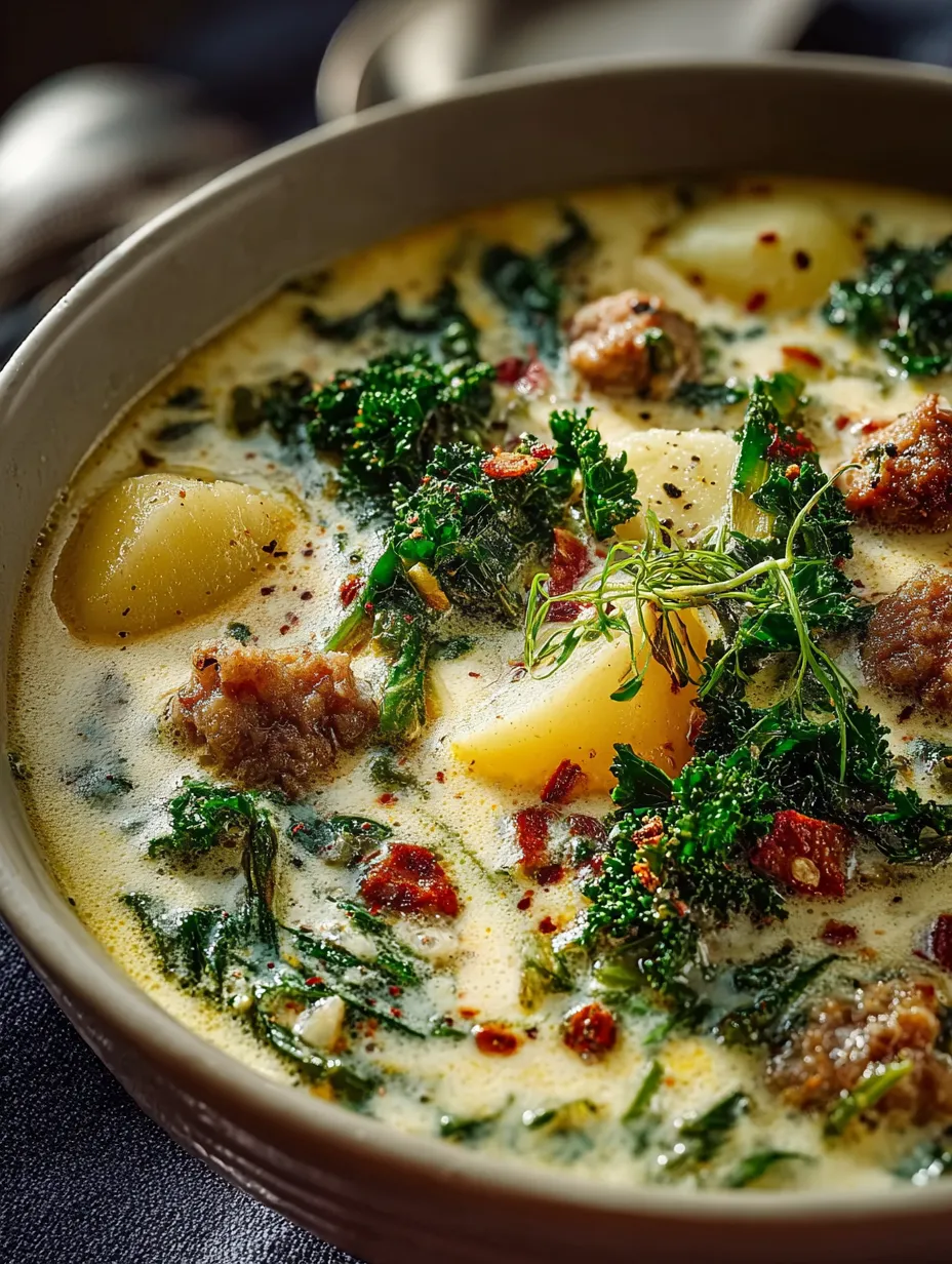 Un bol de soupe avec brocoli et viande.