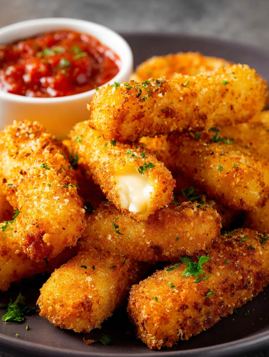 Une assiette d’aliments frits avec un bol de sauce pour tremper.