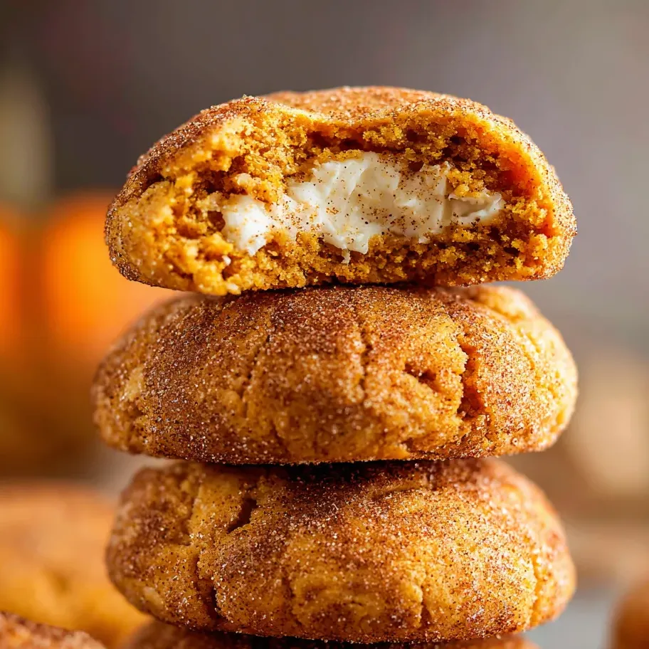 Une pile de biscuits avec glaçage blanc.