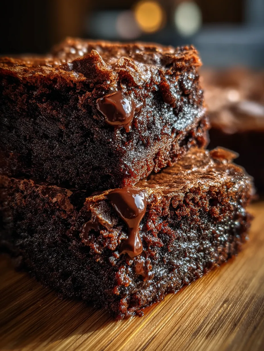 Gâteau au chocolat nappé de chocolat fondu.