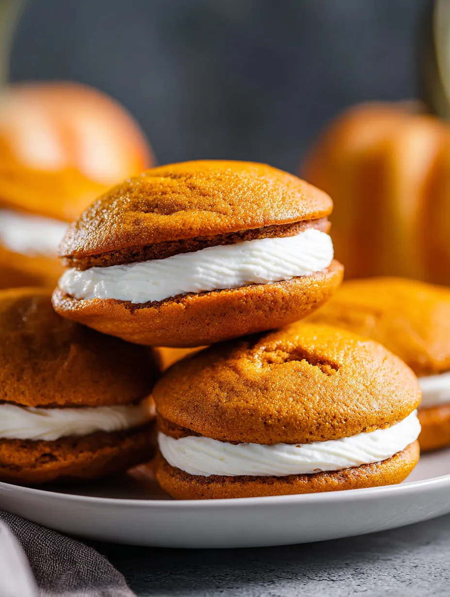 Une assiette de gâteaux orange avec de la crème blanche dessus.
