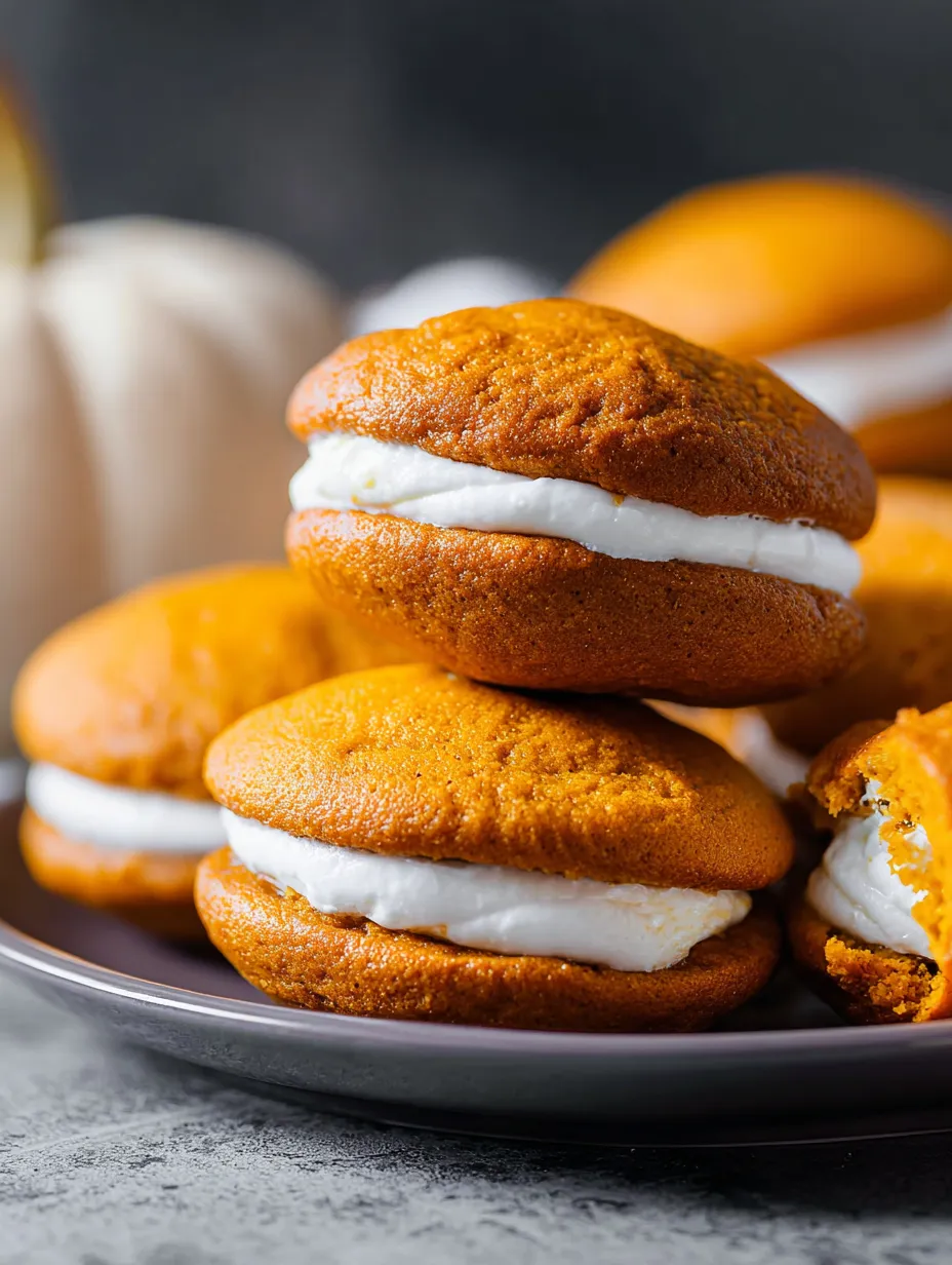 Une assiette de petits gâteaux orange avec de la crème blanche.