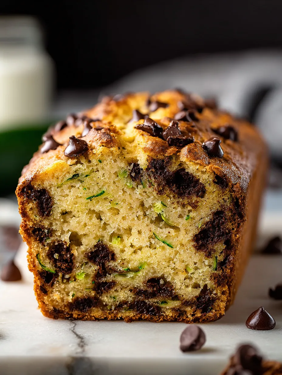 Un cake aux pépites de chocolat et oignons.