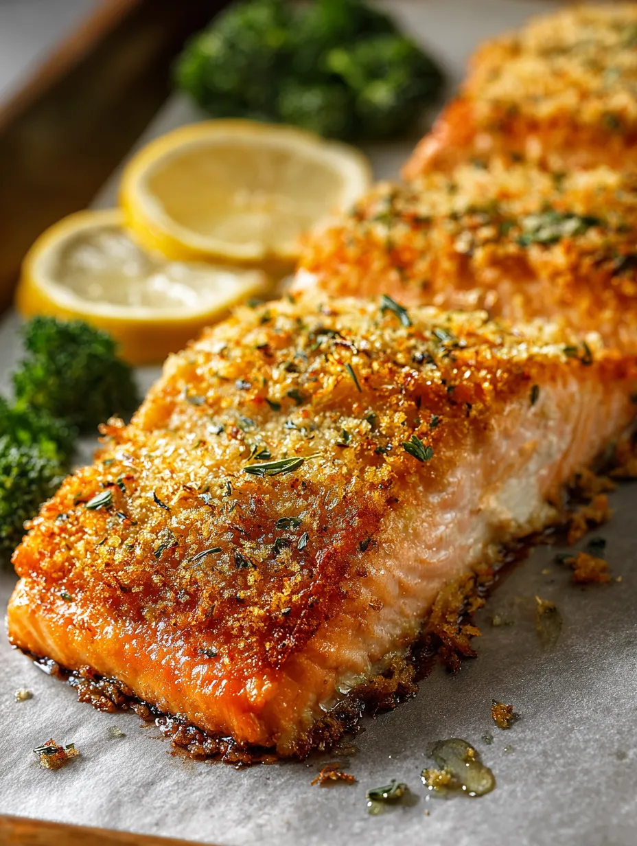 Un pavé de saumon servi sur une assiette, décoré d’oignons et de citron.