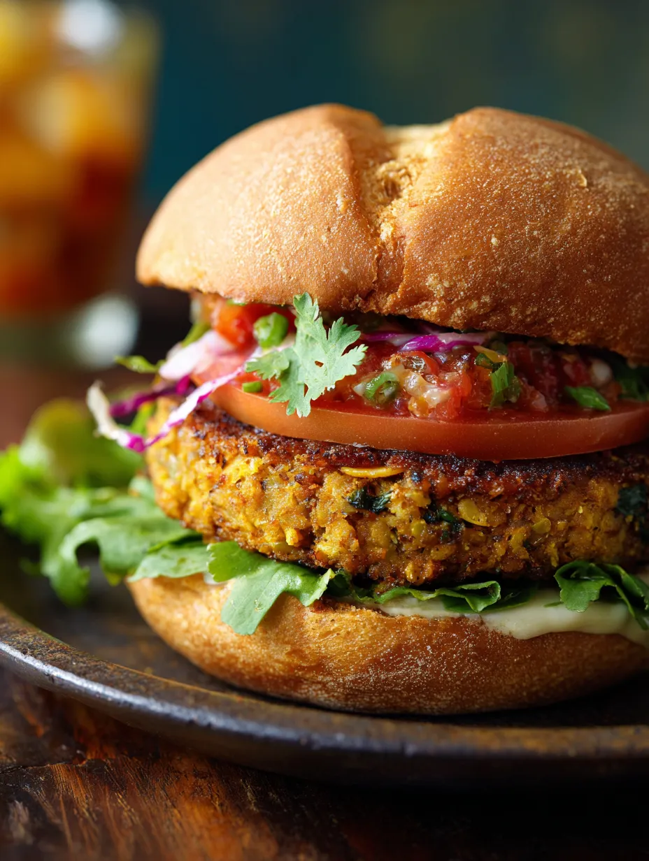 Un hamburger avec tomate, salade, ketchup et mayo sur une tranche de pain grillé.