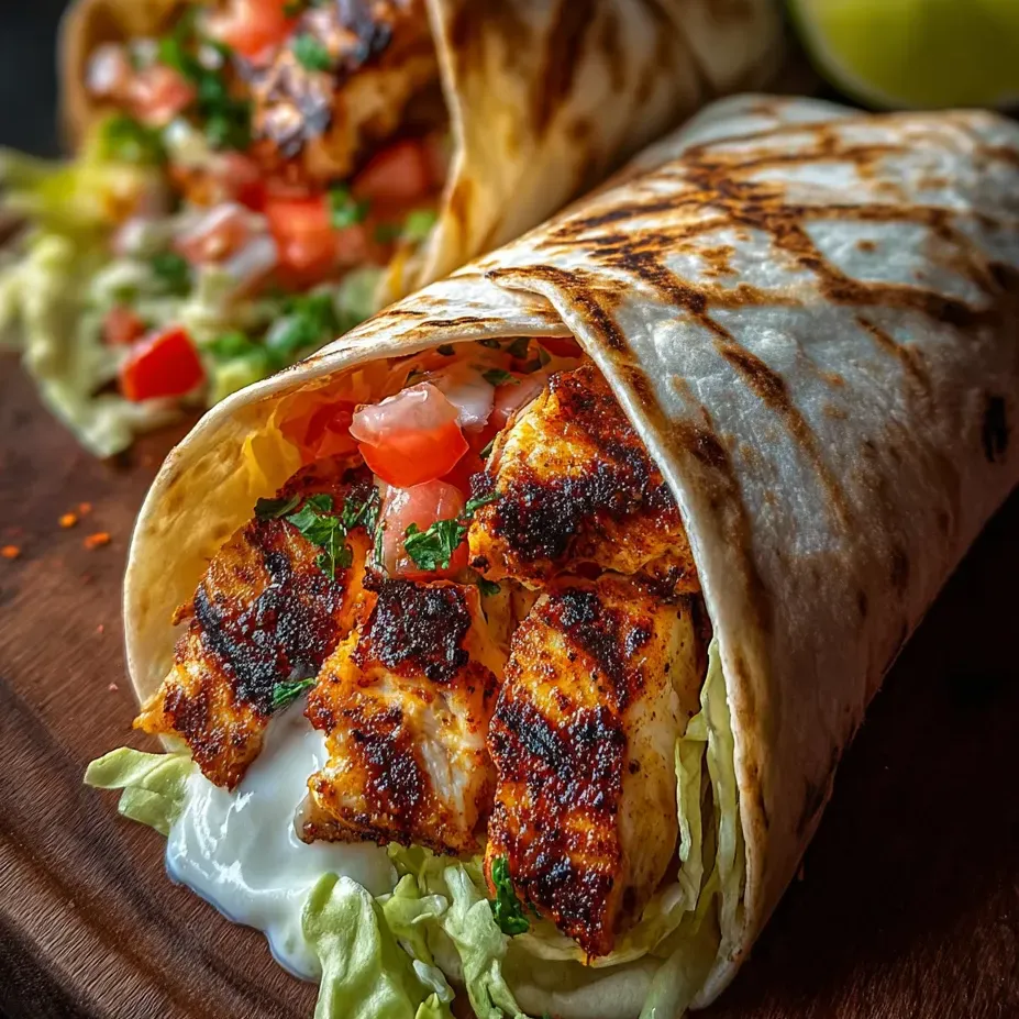 Un taco plein de fraîcheur avec tomates et salade.