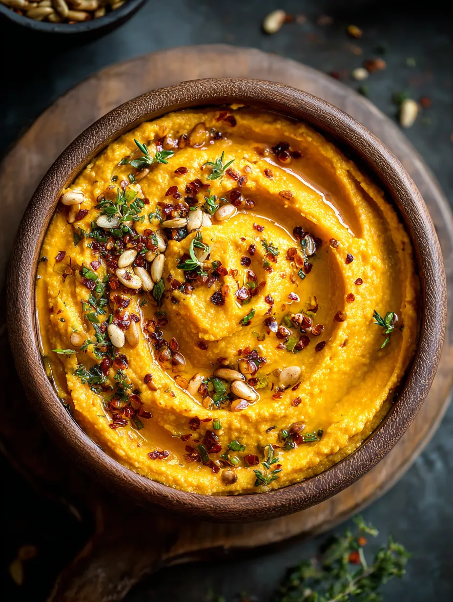 Une casserole remplie d’une crème onctueuse faite à partir de noix et d’épices.