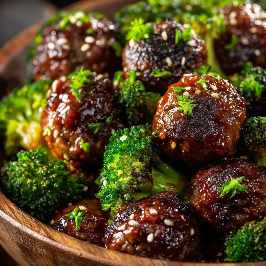 Dans un bol en bois, un mélange de viande, légumes et épices prêts à être dégustés.