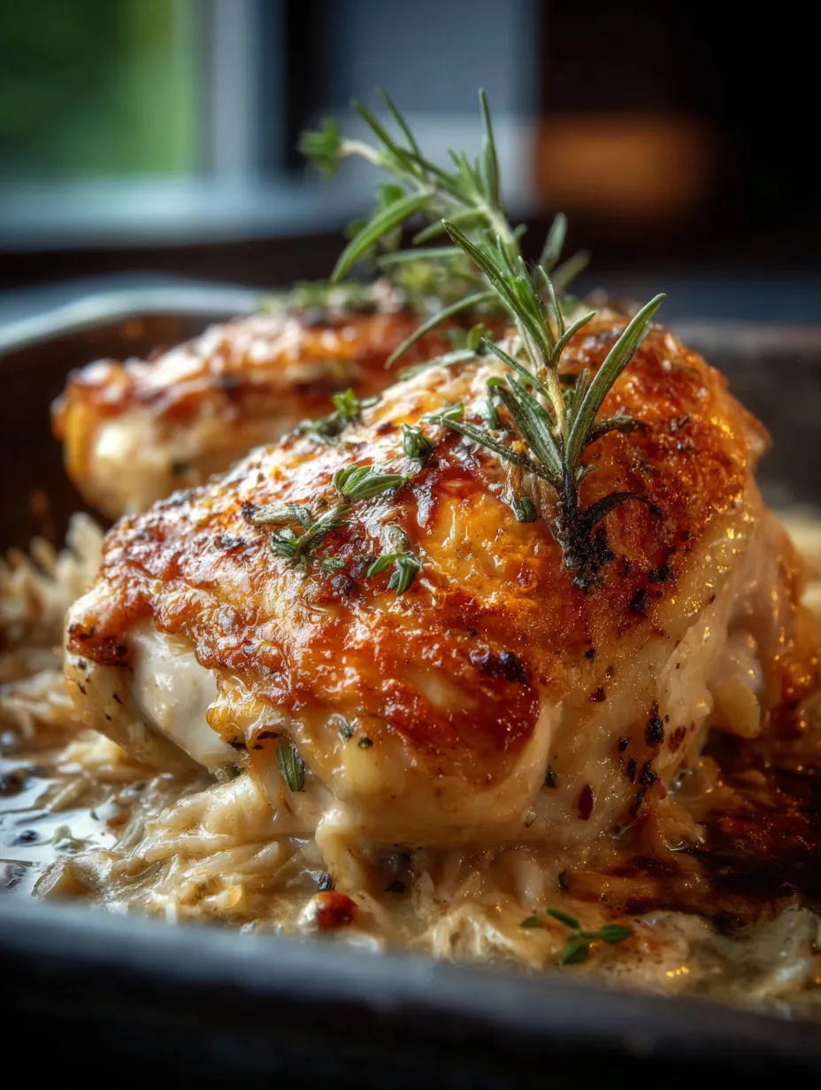 Un rôti d’agneau avec des oignons et de l’ail sur une assiette.