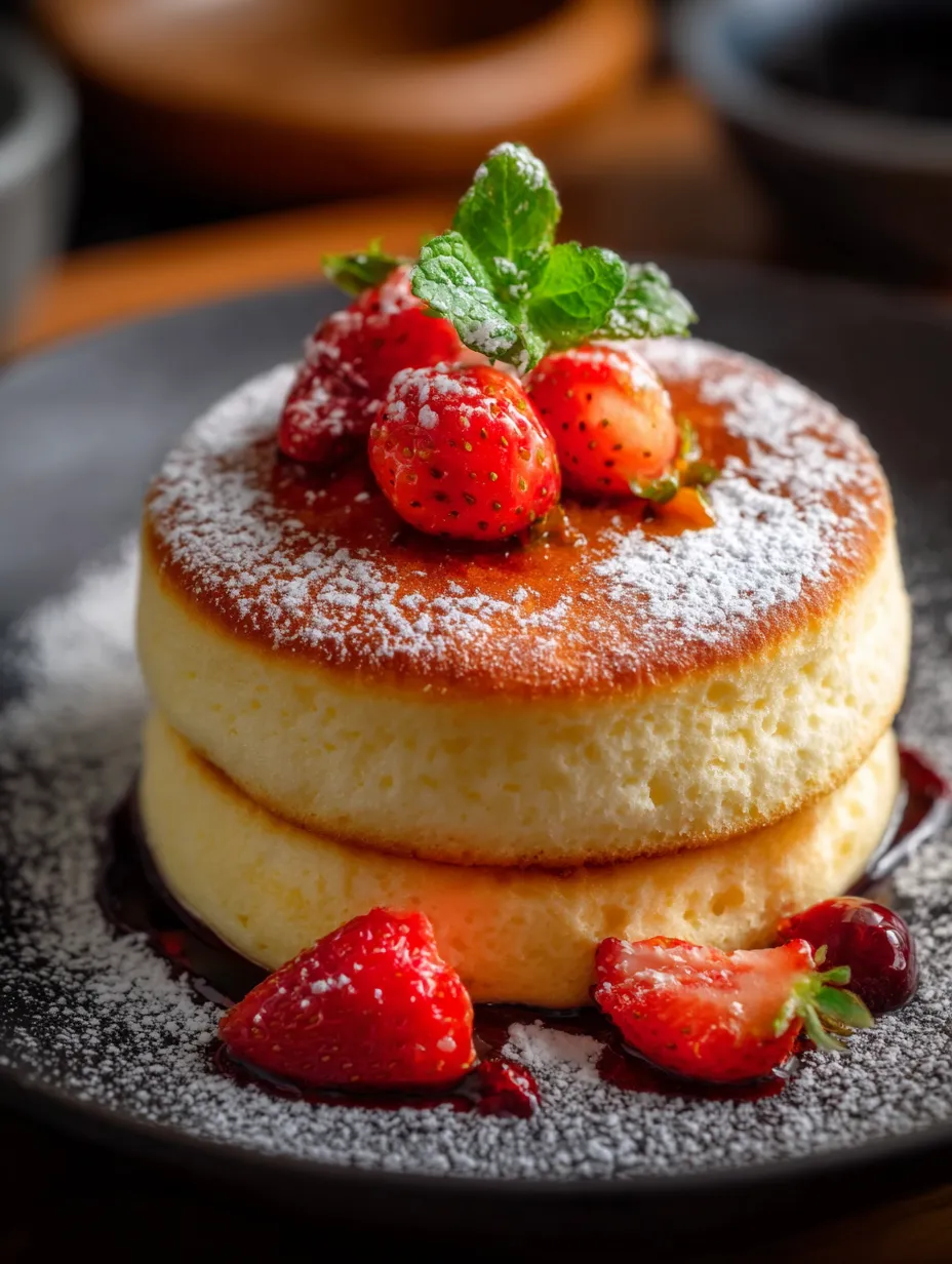 Une tasse garnie de fraises et sucre sur une assiette.