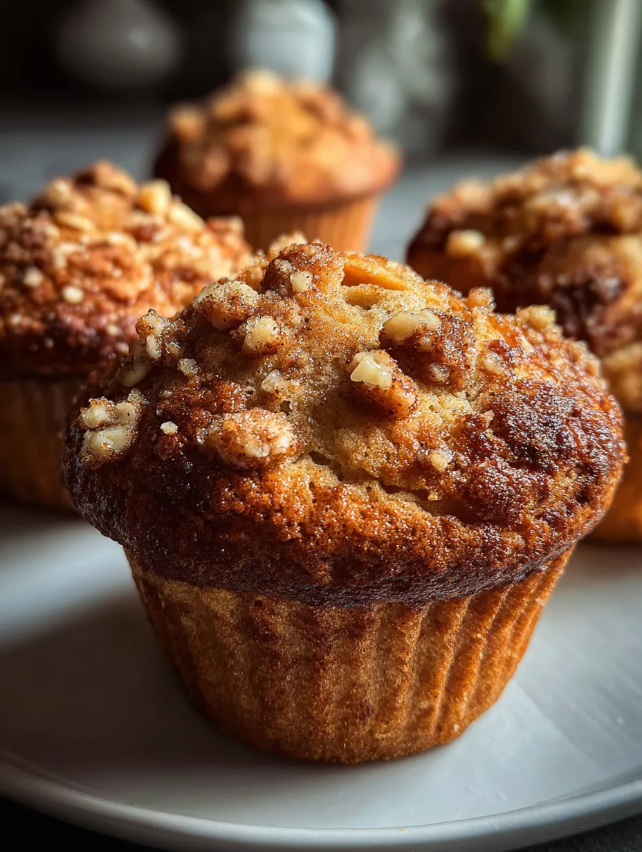Un muffin nappé de noix et de noix de coco râpée.