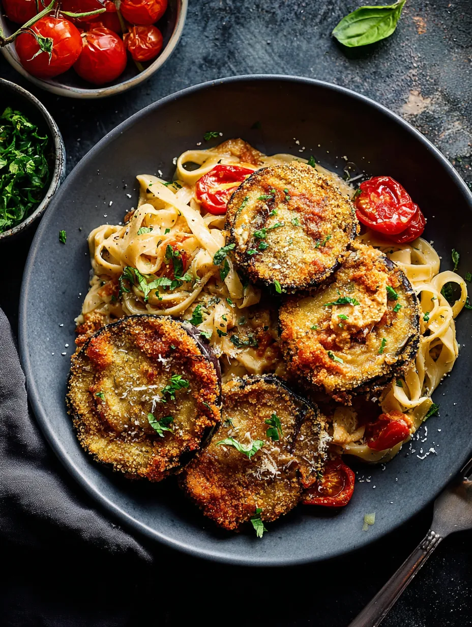 Une assiette de pâtes avec oignons verts et courgettes.