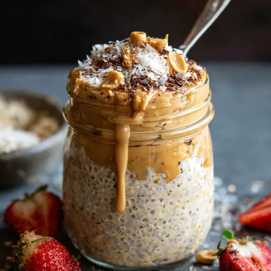 Bol d’oats aux noix et fraises fraîches, parsemé de noix croustillantes.